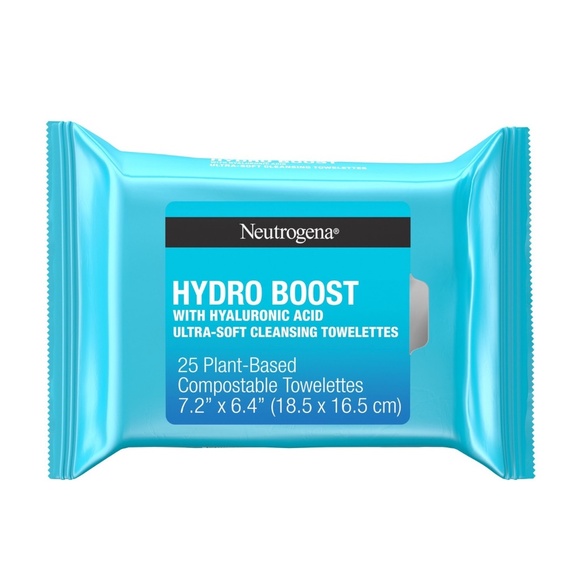 2-Neutrogena Hydro Boost Face Cleansing Makeup Wipes with Hyaluronic Acid - 25ct - Picture 11 of 14